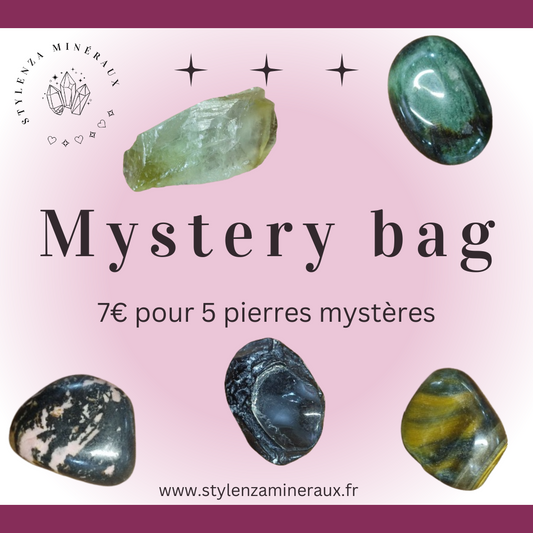 Mystery bag : 5 pierres au hasard