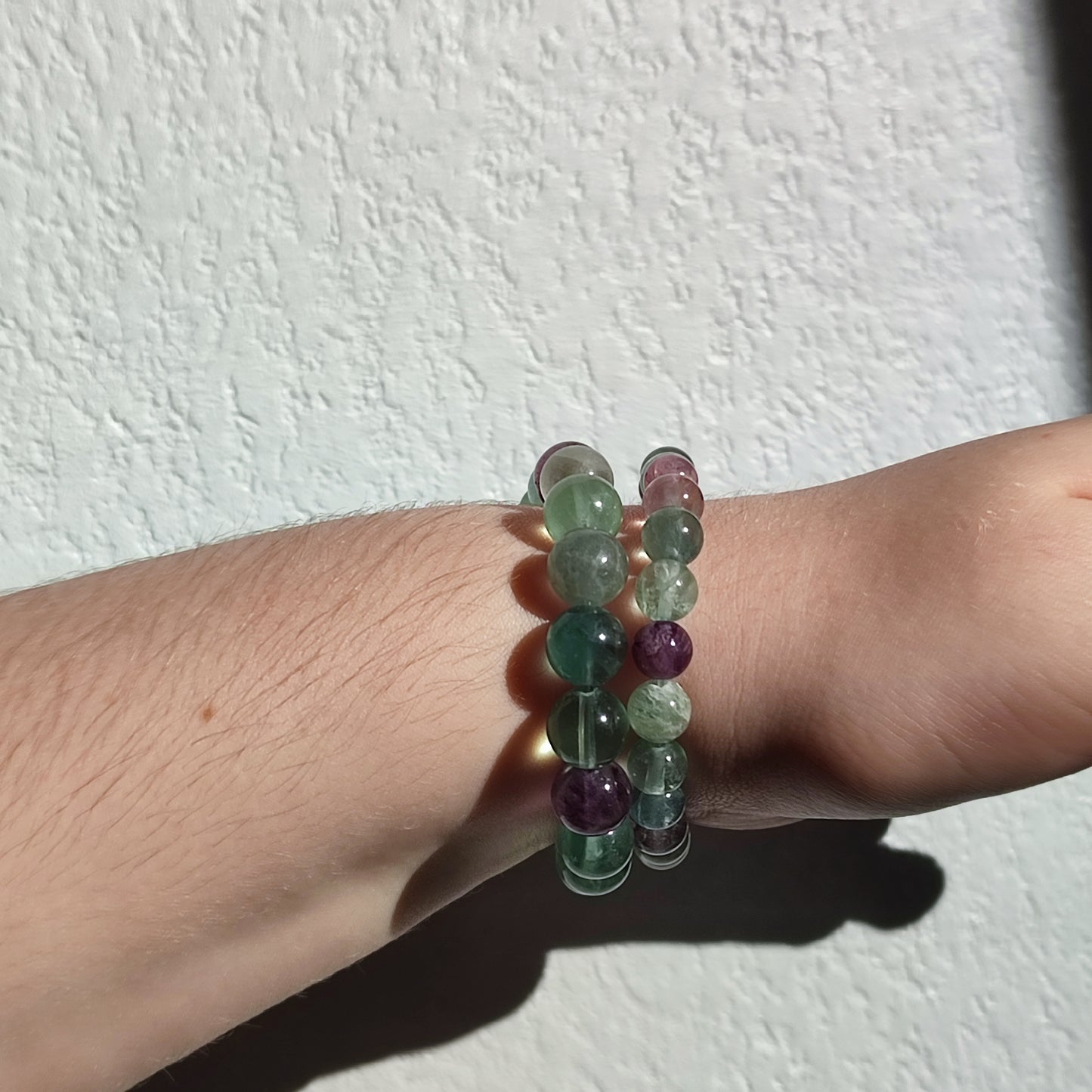 Bracelet en fluorite en 8mm et 10mm