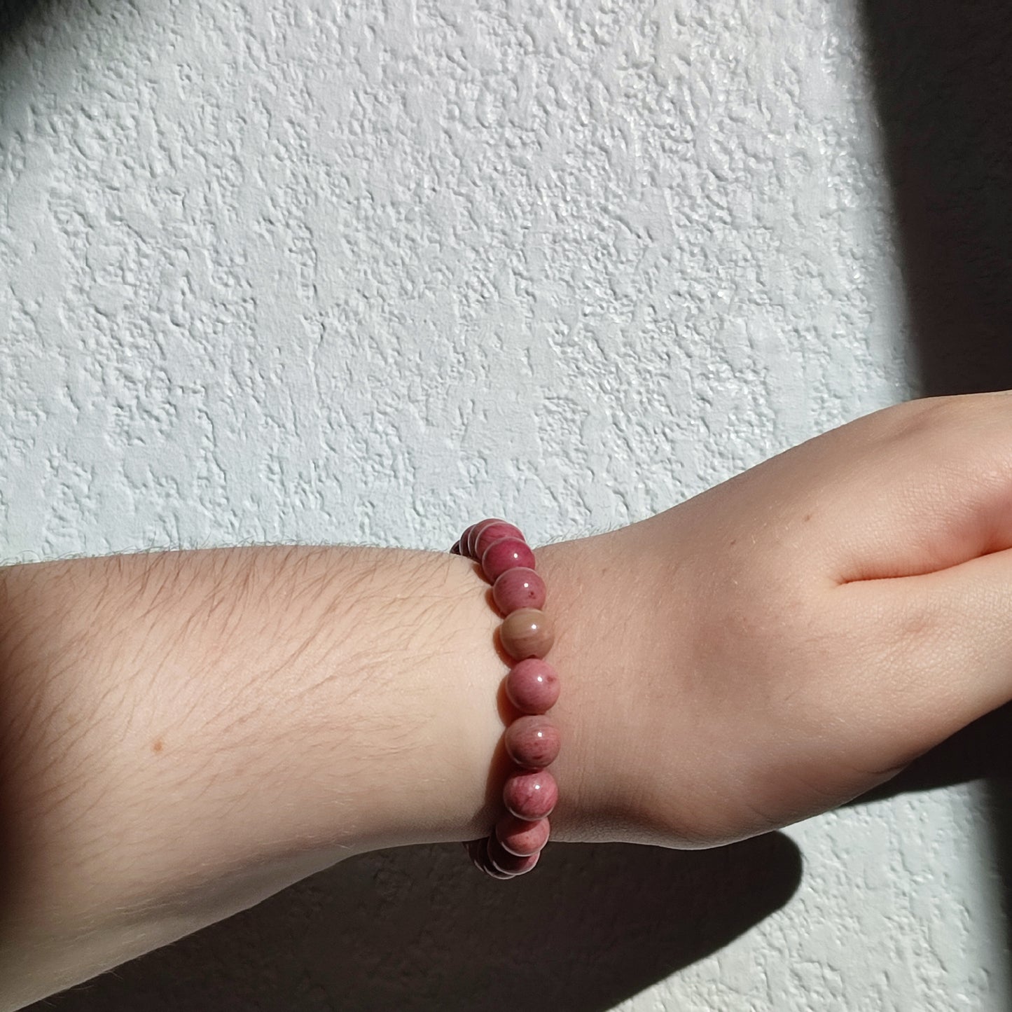 Bracelet en rhodochrosite en 8mm