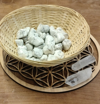 Howlite roulée